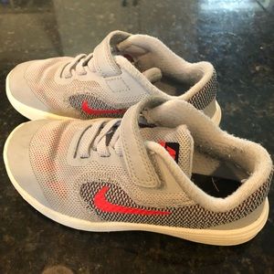 Boys Nike sneakers with Velcro size 10